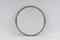 Round Swirl Brass Wall Mirror, Germany, 1990s 1