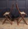 17th Century Chinese Folding Traveling Chairs, 1630s, Set of 2, Image 4