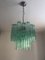 Lámpara de araña Sputnik de cristal de Murano verde claro de Simoeng, Imagen 1