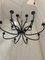 Wrought Iron Florentine Art 20-Light Chandelier in Matte Black Metal from Simoeng, Image 6