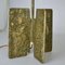 Modernist Sculptural Extruded Cross Bronze Table Lamps, 1970s, Set of 2 4