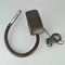 Chocolate Brown Leather Clip Lamps from Poltrona Frau, 2000s, Set of 2 8