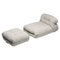 Boucle Soriana Lounge Chair & Ottoman by Afra & Tobia Scarpa for Cassina, 1969, Set of 2 1