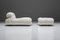 Boucle Soriana Lounge Chair & Ottoman by Afra & Tobia Scarpa for Cassina, 1969, Set of 2 5