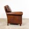 Fauteuil Vintage en Cuir de Mouton, Heijingen 2