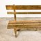 Small Vintage Industrial Wooden Farmhouse Bench 6
