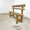 Small Vintage Industrial Wooden Farmhouse Bench 5