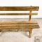 Petit Banc de Ferme Industriel Vintage en Bois 7