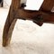 English Antique Wooden Bench with Tiltable Back 18