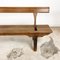 English Antique Wooden Bench with Tiltable Back 16