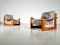 Pine Sling Armchairs, The Netherlands, 1970s, Set of 2 3