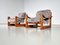 Pine Sling Armchairs, The Netherlands, 1970s, Set of 2, Image 4