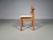 Brutalist Oak Dining Chairs, The Netherlands, 1970s, Set of 4, Image 8
