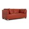 Orange Leather Carrée 2-Seater Sofa from Brühl 7