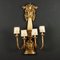 Antike goldene Wandlampe 1