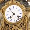 Horloge de Table en Bronze Doré et Marbre 4