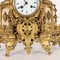 Golden Bronze and Marble Table Clock 9