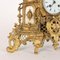 Golden Bronze and Marble Table Clock 7