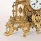 Horloge de Table en Bronze Doré et Marbre 7