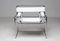 White Leather Wassily Armchair by Marcel Breuer for Gavina, 1960s, Image 2