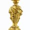 Kleine Louis XV Kerzenhalter aus vergoldeter Bronze, 18. Jh., 2er Set 12