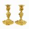 Small Louis XV candlesticks in gilded bronze, 18th century, Set of 2 9