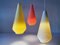 Triple Rotaflex Shade Pendant Lamp, Germany, 1960s 4