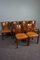 Sheep Leather Dining Room Chairs, Set of 6, Image 3