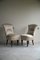 French Upholstered Living Room Set, Set of 3 3