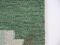 Tappeto verde in lana Rolakan intrecciato a mano, Svezia, anni '50, Immagine 3
