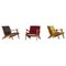 Easy Chairs from Poul Hansen, Denmark, 1960s, Set of 3, Image 1