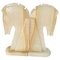 White Onyx Bookends, France, 1970s, Set of 2, Image 1
