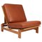 Leather Model 420 Armchair with Ottoman attributed to Hans J. Wegner for Getama, 1970s, Image 1