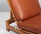 Leather Model 420 Armchair with Ottoman attributed to Hans J. Wegner for Getama, 1970s 3