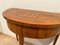 Biedermeier Cherry Wood Demi Lune Table, South Germany, 1820s 3