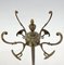 Mid-Century Italian Ornate Brass Coat Hanger, 1950s, Image 7