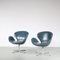 Sedie Swan di Arne Jacobsen per Fritz Hansen, Danimarca, anni '60, set di 2, Immagine 3