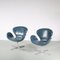 Swan Chairs by Arne Jacobsen for Fritz Hansen, Denmark, 1960s, Set of 2, Image 4