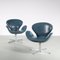Swan Chairs by Arne Jacobsen for Fritz Hansen, Denmark, 1960s, Set of 2 2