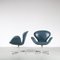 Sedie Swan di Arne Jacobsen per Fritz Hansen, Danimarca, anni '60, set di 2, Immagine 5