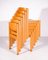 Stackable Beech and Plywood Chairs by Roland Rainer, 1970s, Set of 6, Image 8