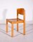 Stackable Beech and Plywood Chairs by Roland Rainer, 1970s, Set of 6, Image 4