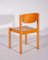 Stackable Beech and Plywood Chairs by Roland Rainer, 1970s, Set of 6 6