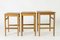 Tavolini ad incastro vintage di Hans J. Wegner per Andreas Tuck, anni '60, set di 3, Immagine 4