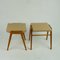 Mid-Century Austrian Beech Stacking Stools attributed to Roland Rainer, 1950s, Set of 2, Image 4