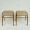 Mid-Century Austrian Beech Stacking Stools attributed to Roland Rainer, 1950s, Set of 2 3