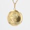 18 Karat 20th Century French Yellow Gold Marigold Medallion, 1890s, Image 12