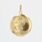 18 Karat 20th Century French Yellow Gold Marigold Medallion, 1890s 3