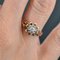 18 Karat French Diamond Rose Gold Solitaire Ring, 1960s 6