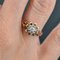18 Karat French Diamond Rose Gold Solitaire Ring, 1960s, Image 6